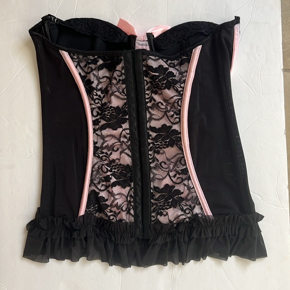 Strapless Corset Lace Underwire Corset Bra – Size Large - Picture 7 of 12